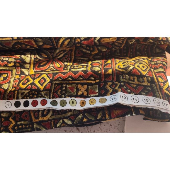 Material Cotton Coral Reef 36 x 45 Screen Print Hoffman International Fabrics Ge - Picture 15 of 16